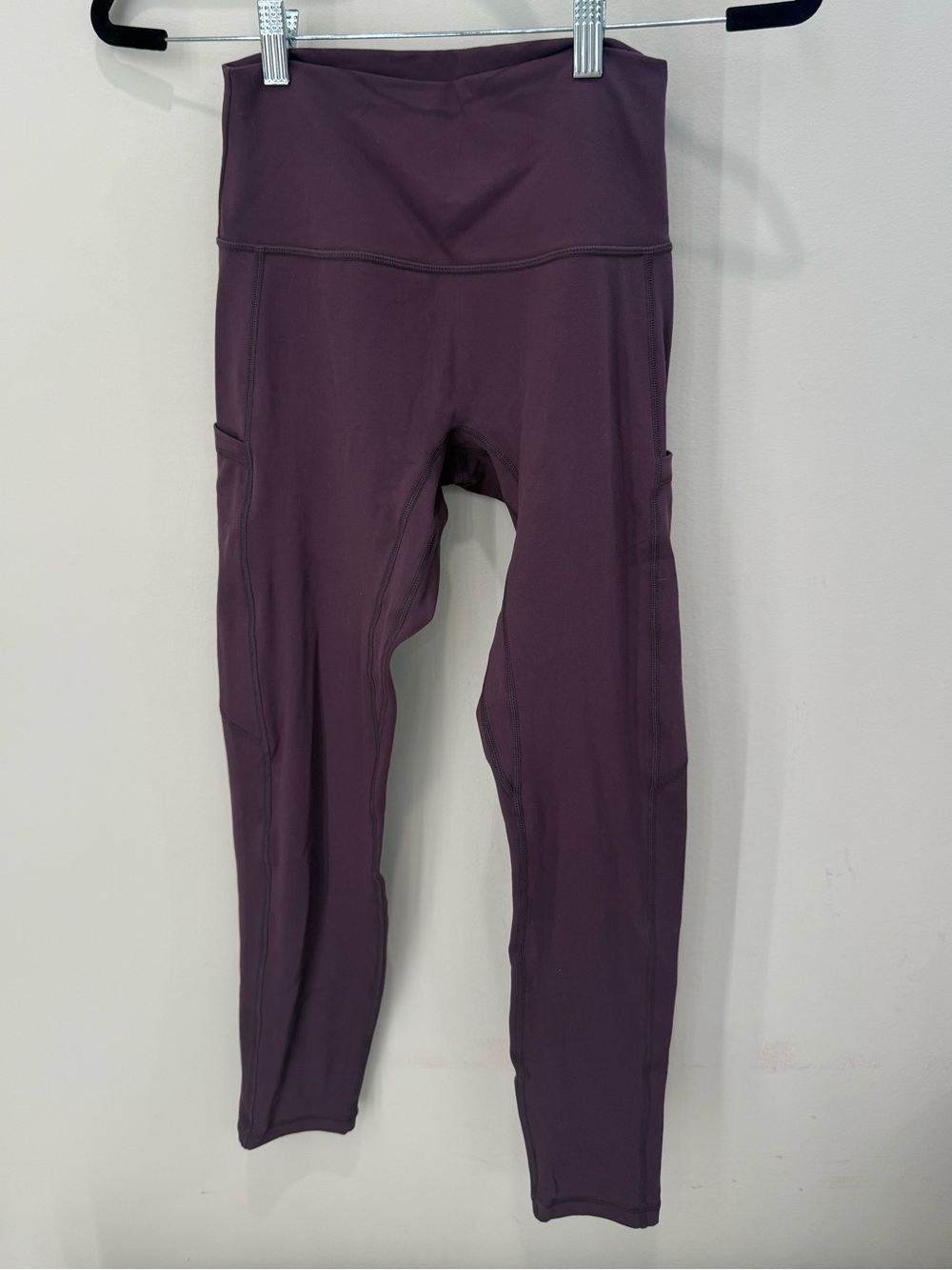 Love & Fit High-Waisted Pocket Leggings | Plum | Size Small